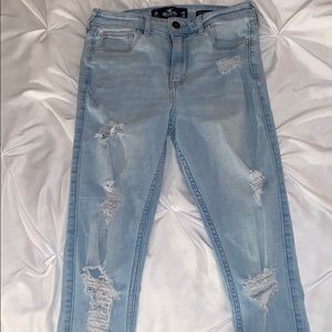 hollister skinny ripped jeans